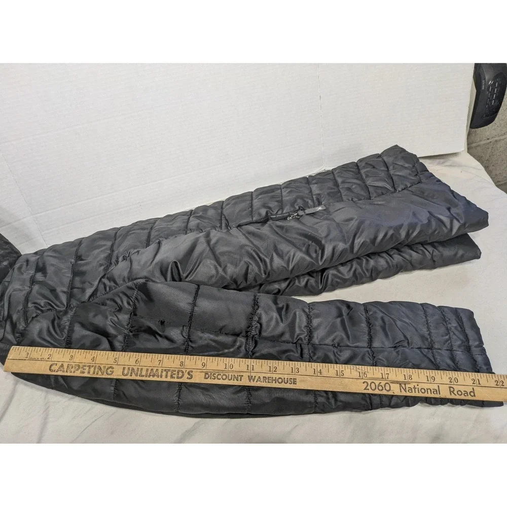 Spyder Quilted Hooded Puffer‎ Jacket Child's Large 12-14 Black Winter Warm Coat